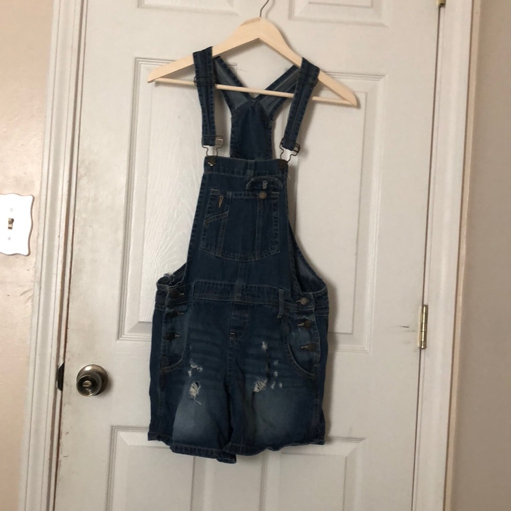 Blue Denim Overalls